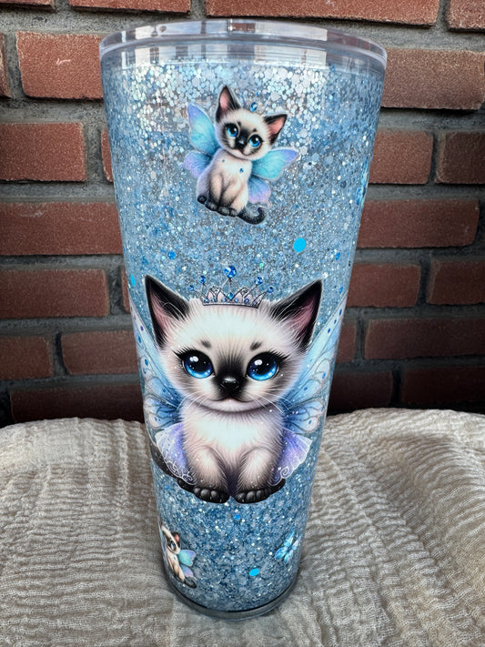 Großer Sow Globe/Glitzerbecher