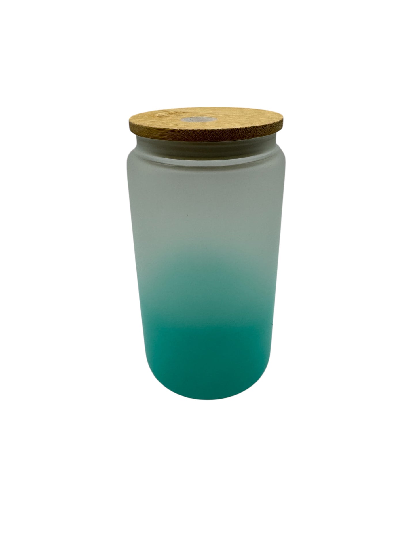 Frosted Farbverlauf Trinkgläser (Live) mit Deckel und Strohhalm