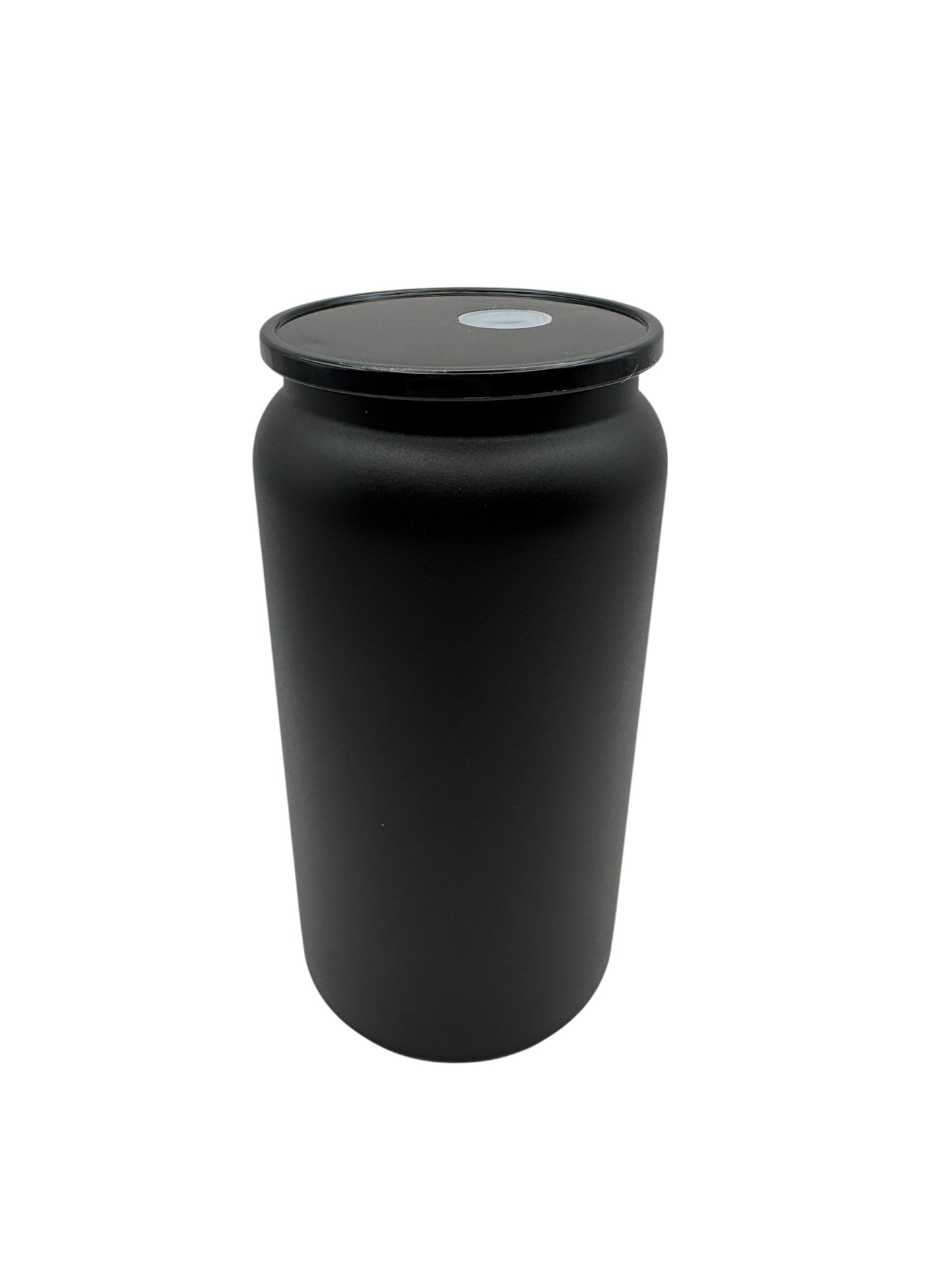 Edelstahl Becher mit Deckel und Strohhalm