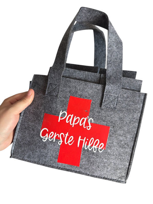 🍻 Filztasche „Papa’s Gerste Hilfe“ (B-Ware)